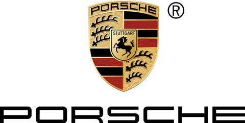 Porsche_logo - Crowd Control Systems provide custom printed barriers, stanchions, rope designs and tensile barriers in Australia